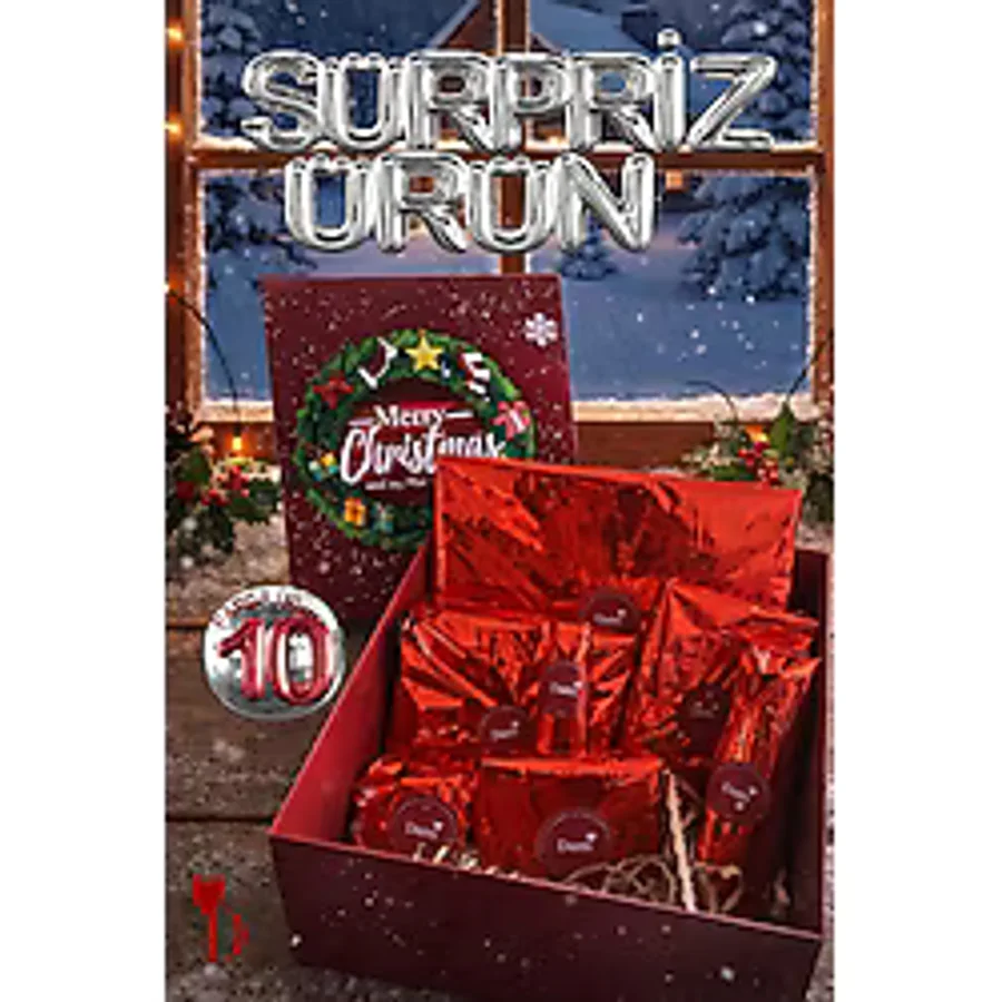 DAMİ KADINLARA ÖZEL 10 FARKLI ÜRÜN SÜPRİZ PAKET / MAKYAJ PAKETİ - ADVENT CALENDAR