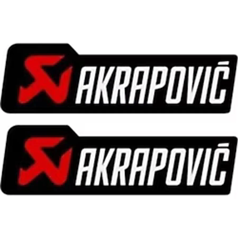 Damla Stıcker Akrapovıc 2 Li 4,5Cm X 3,5 Cm Motosıklet Aksesuar