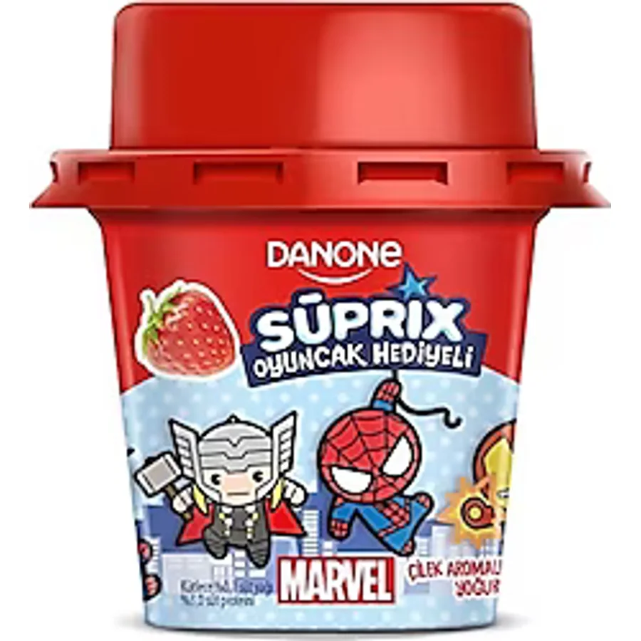 Danone Marvel Çilek Aromalı Yoğurt 90 gr