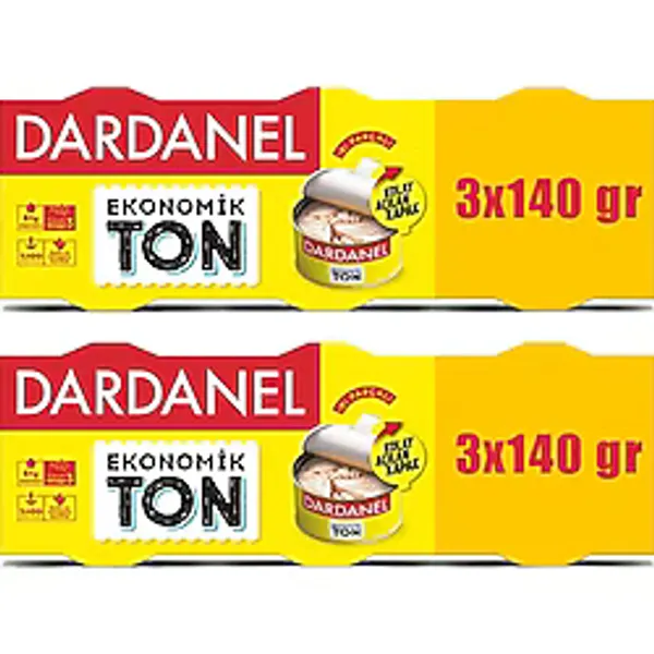 Dardanel Eko Ton Balığı 3X140 Gr X 2 Adet
