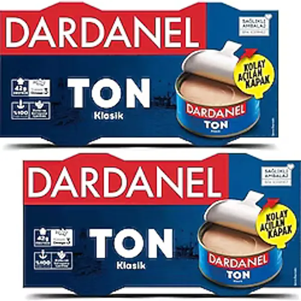 Dardanel Klasik Ton Balığı 2x140 gr 2'li