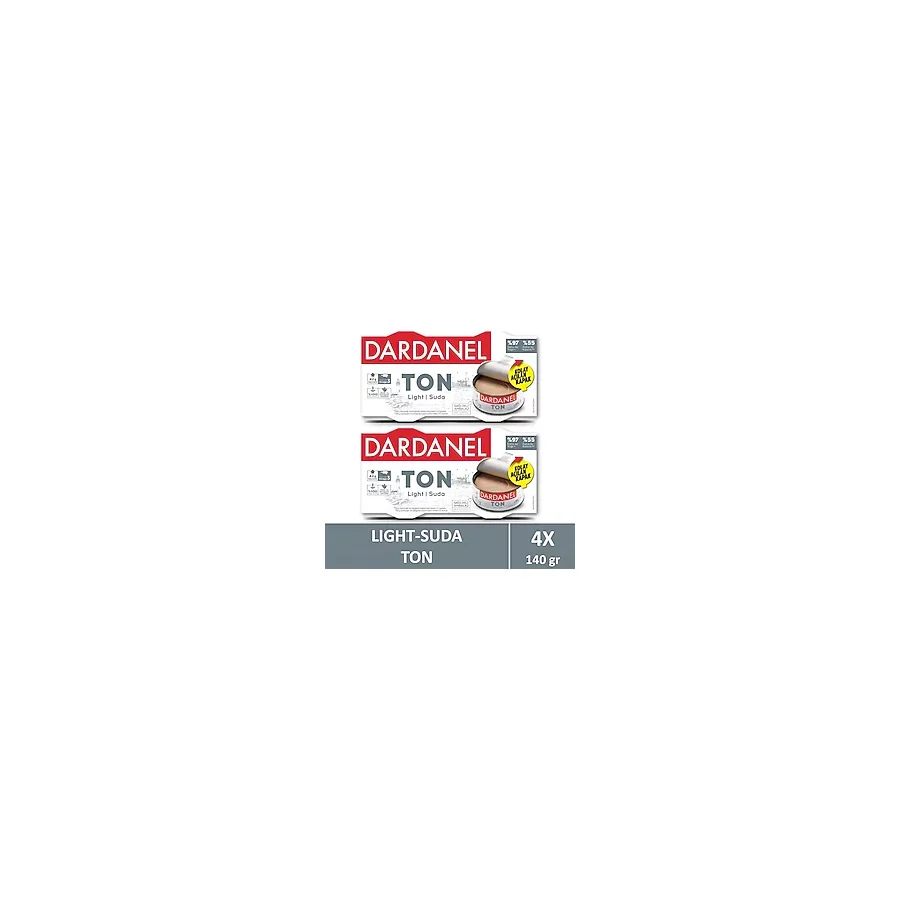 Dardanel Light Ton Balığı 2x140 gr 2'li