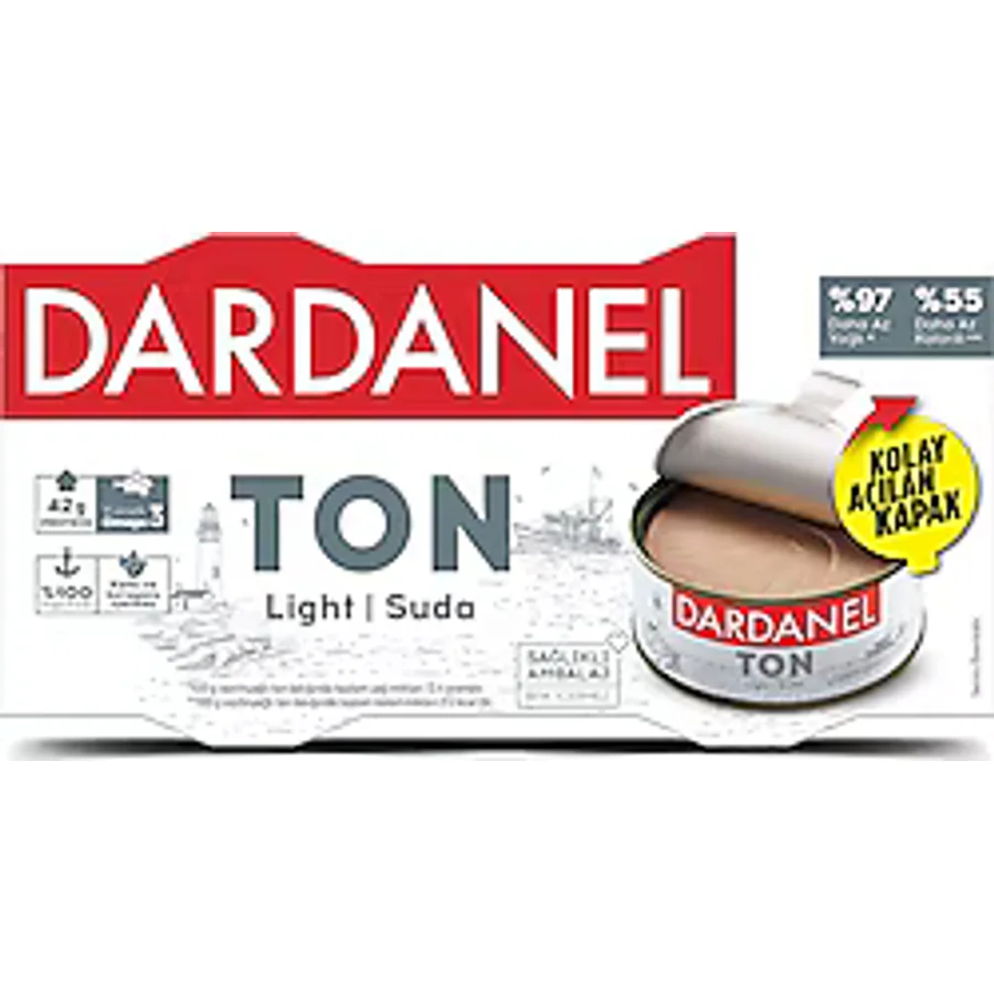 Dardanel Light Ton Balığı 2x140 gr
