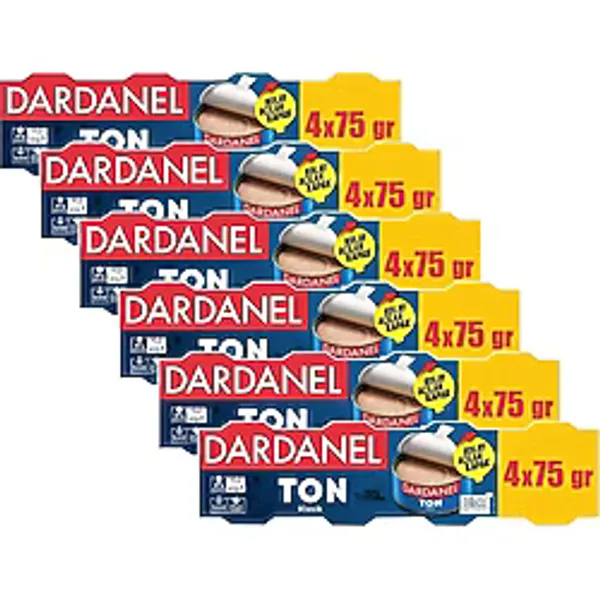 Dardanel Ton Balığı 4X75 Gr Ayçiçek Yağlı X 6 Adet