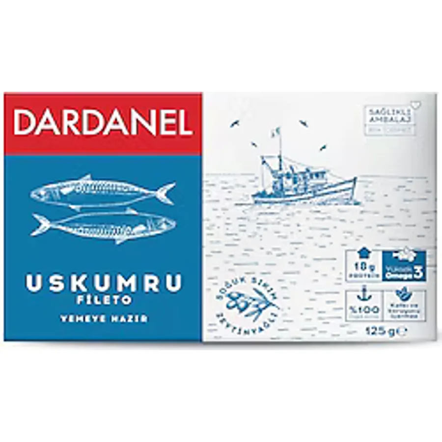 Dardanel Uskumru Fileto 125 gr