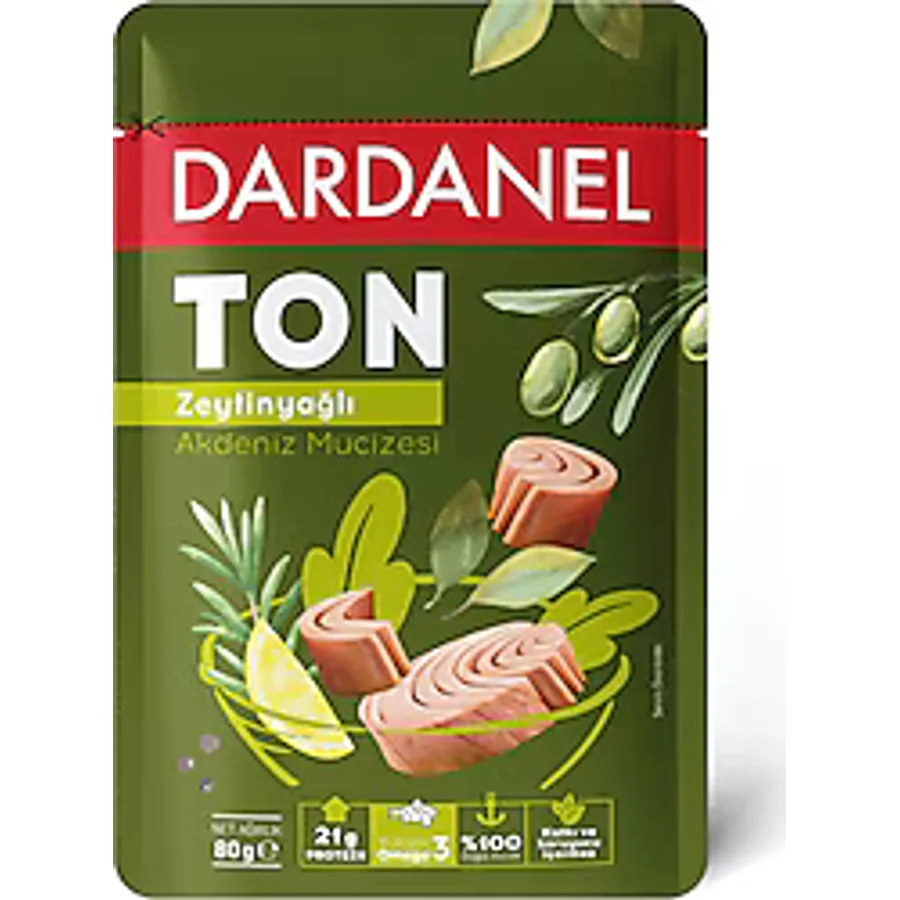 Dardanel Zeytinyağlı Poşet Ton Balığı 80 gr