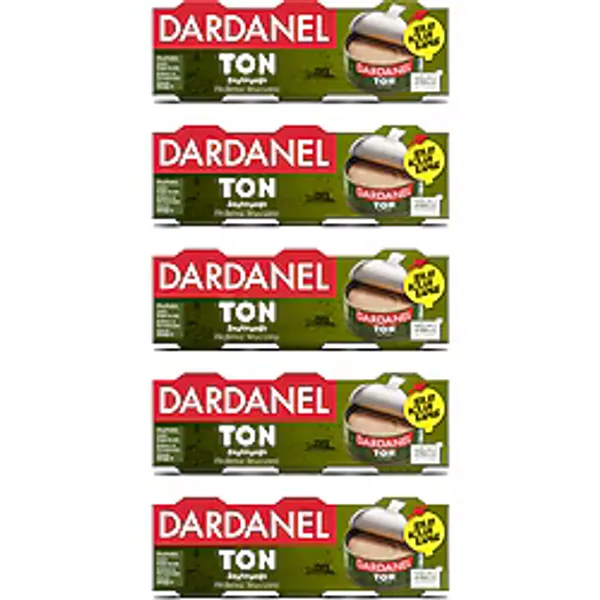 Dardanel Zeytinyağlı Ton Balığı 3x75 gr 5'li
