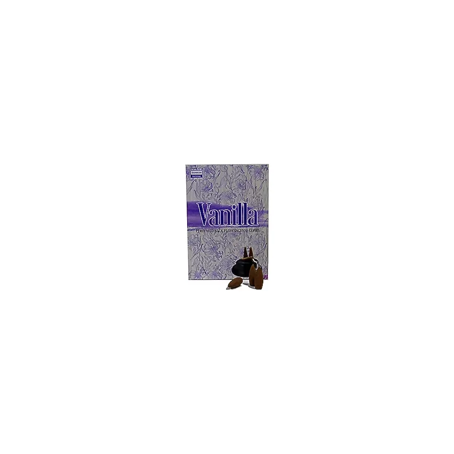 Darshan HD Vanilya - Vanilla Kokulu/Meditation Özel Aromalı Special Collection Geri Akış Normal Boy Backflow HD Vanilya - Vanilla Kokulu Özel Aromalı Cones Konik Tütsü Paket 10 Adet