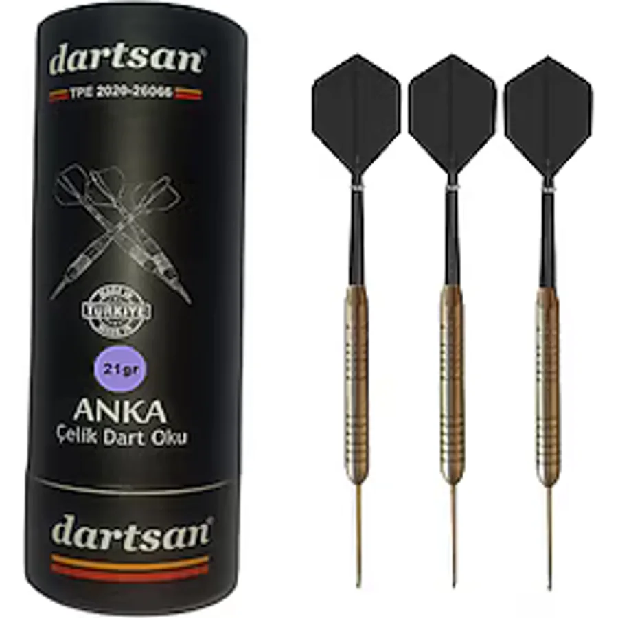 Dartsan Anka Türk Malı Çelik Dart Oku 21 Gr
