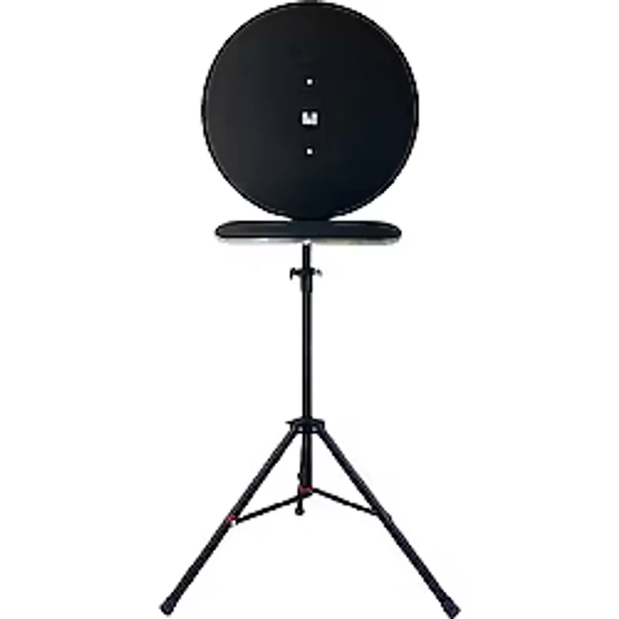 Dartsan Raf Düzenekli Tripod Ayaklı Dart Arkalık Stant Seti. Siyah Renk