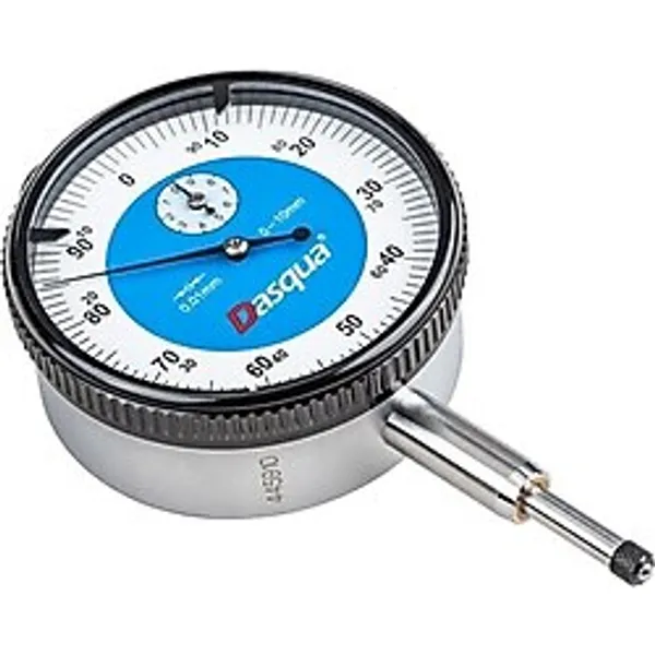 Dasqua 0-10MM Komparatör Saati - Darbe Dayanıklı Kulaklı 0.01 - Beyaz