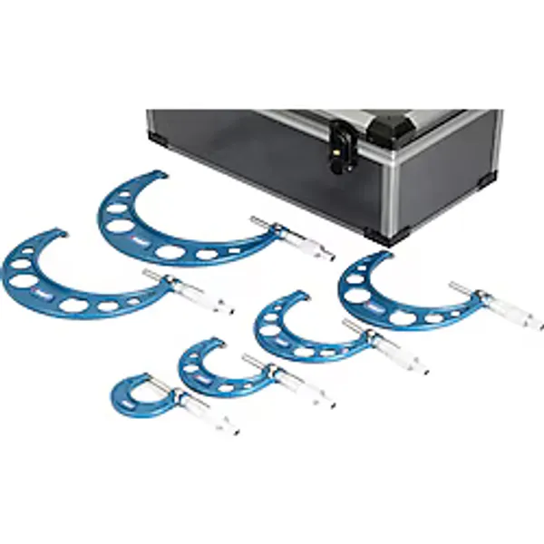 Dasqua 0-150mm 6 Parça Mekanik Mikrometre Seti 0.001mm 4111-8220