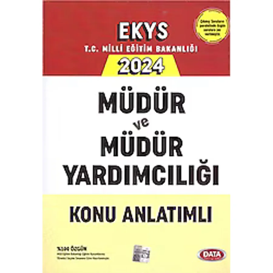 Data Yayınları 2024 MEB EKYS Müdür ve Müdür Yardımcılığı Konu Anlatımlı