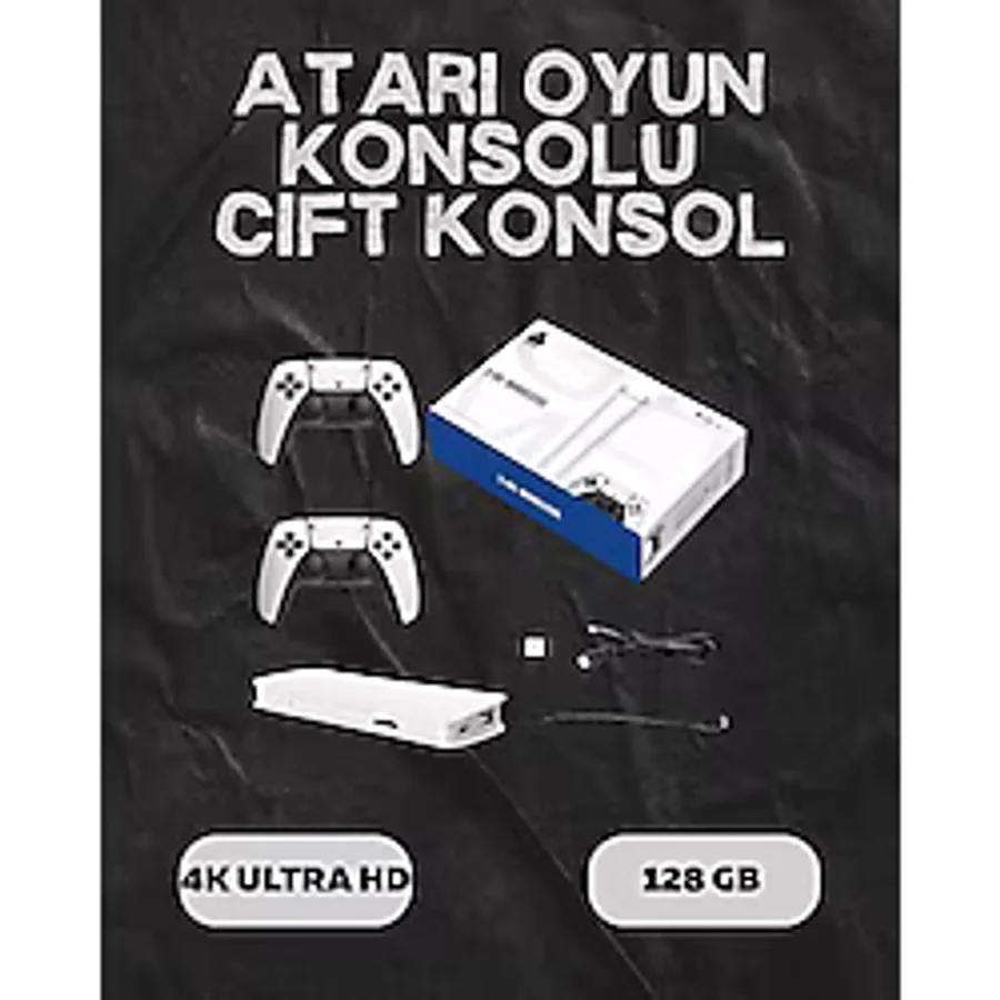 Datatek M15 Retro Konsol - 20.000 Oyunlu, Çift Gamepadli, 4K HDMI
