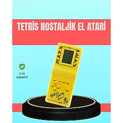 Datatek Retro Tetris El Aterisi - Pil ile Çalışan Taşınabilir Mini Oyun Konsolu