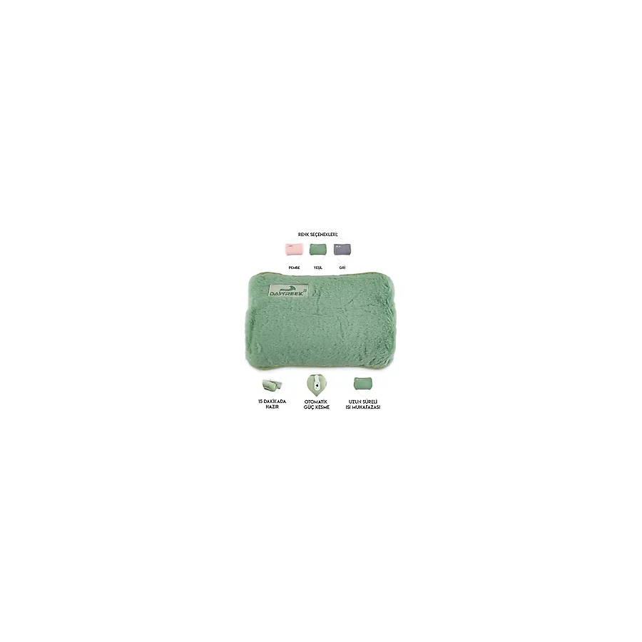 DAWREEK ELEKTRİKLİ SICAK SU TORBASI GREEN ET01Y