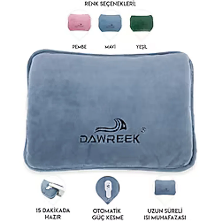 Dawreek Et03m Elektrikli Sıcak Su Torbası Blue Açık Mavi