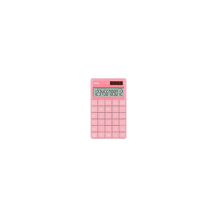 Daxi X-400 Pembe 12 Haneli Hesap Makinesi