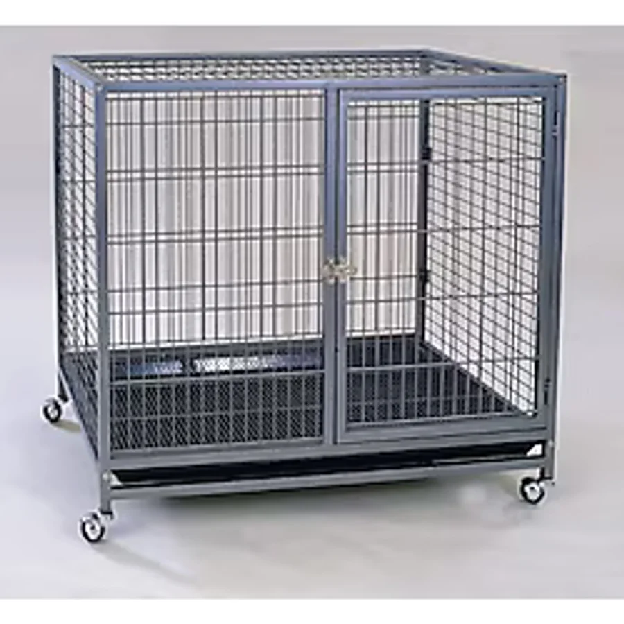 Dayang Köpek Kafesi Galveniz TEKER.95X57X87 - Gri