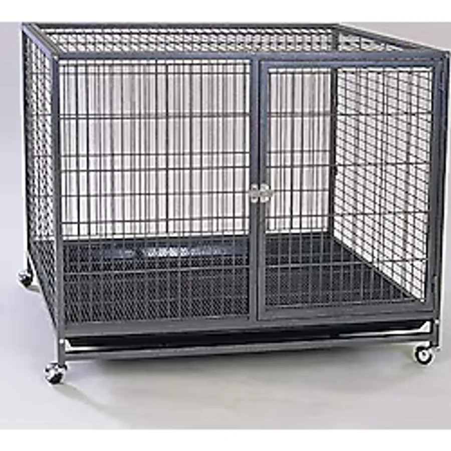 Dayang Tekerlekli Galveniz Köpek Kafesi 110 x 70 x