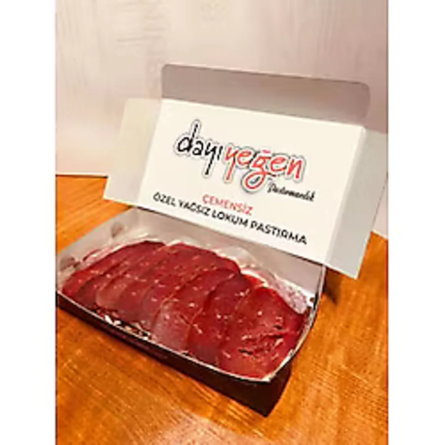 Dayı Yeğen 1 kg Doğal Kayseri Çemensiz Özel Yağsız Pastırma