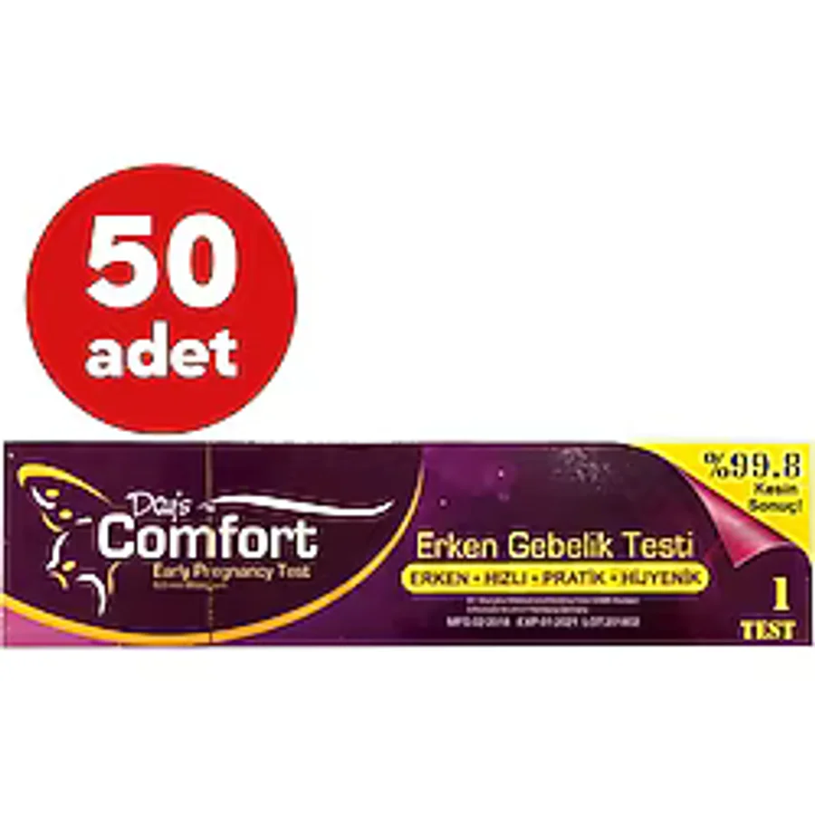 DAYS COMFORT ERKEN GEBELİK TESTİ X 50 ADET