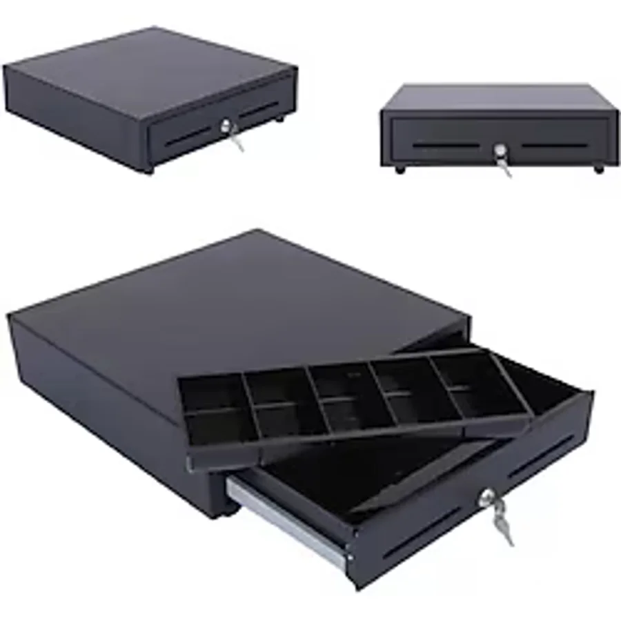 Dbpos MK-410 Metal Para Çekmecesi 5 Gözlü Metal Mekanizma (41 x 41 x 11 Cm)