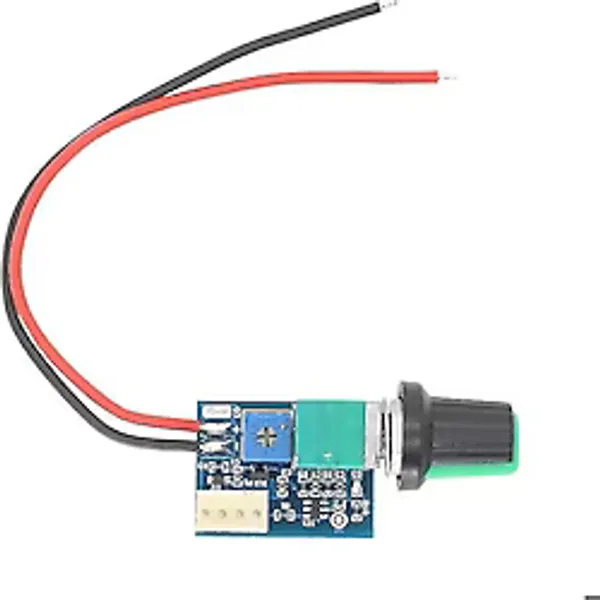 Dc 12V Pwm Fan Hiz Kontrol Devresi Zfc4-1Km Ayar Potlu Anahtarli PC Cpu Sogutucu 4 Telli Fan