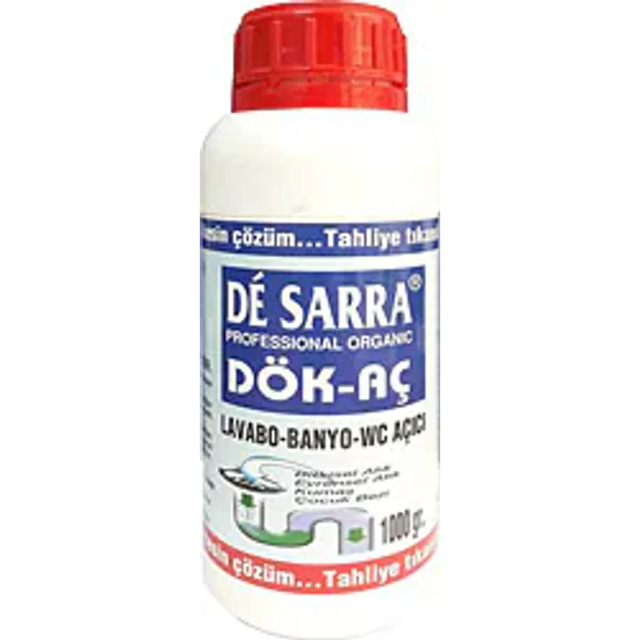 De Sarra Dök Aç 1000 gr Lavabo Wc Banyo Açıcı