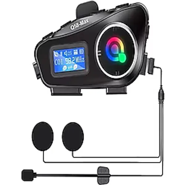 Deanb Ipx6 Su Geçirmez Sd Kartlı 2 Kişi 300M Siri Destek Eq Ses İnterkom Kask Kulaklığı Gürültü Off