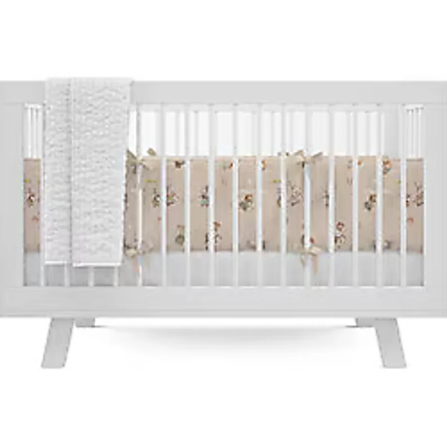 Dear Deer Love Luna Bumper Pamuklu Beşik Yan Koruma 60 X 120 Cm - Bej