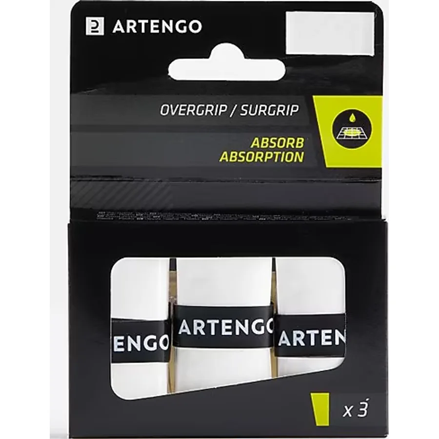 Decathlon Artengo Tenis Overgrip - Beyaz - 3 Adet - Absorb