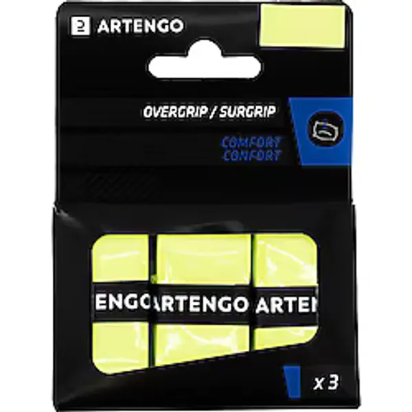 Decathlon ARTENGO Tenis Overgrip - Sarı - 3 Adet - Comfort