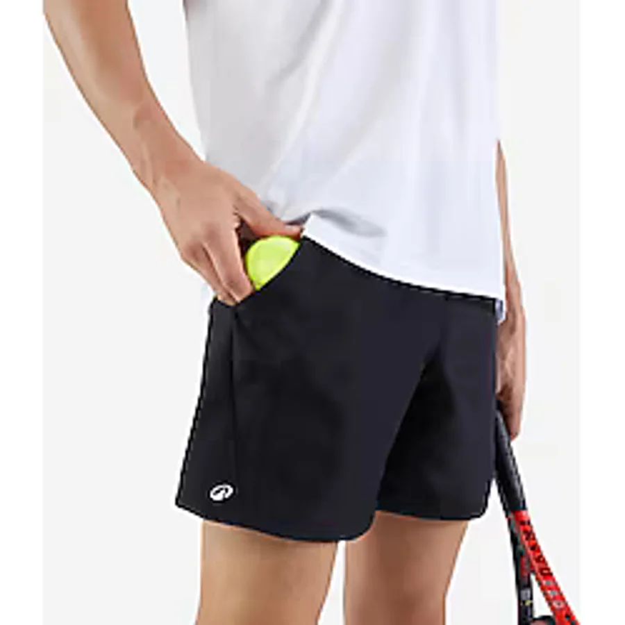 Decathlon Kuikma Erkek Tenis Şortu - Siyah - Essential