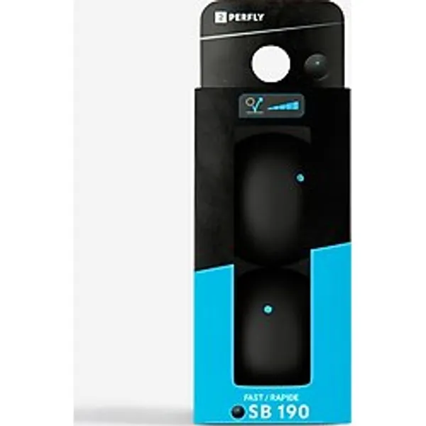Decathlon Perfly Squash Topu - 2'li - Mavi Noktalı - Sb 190