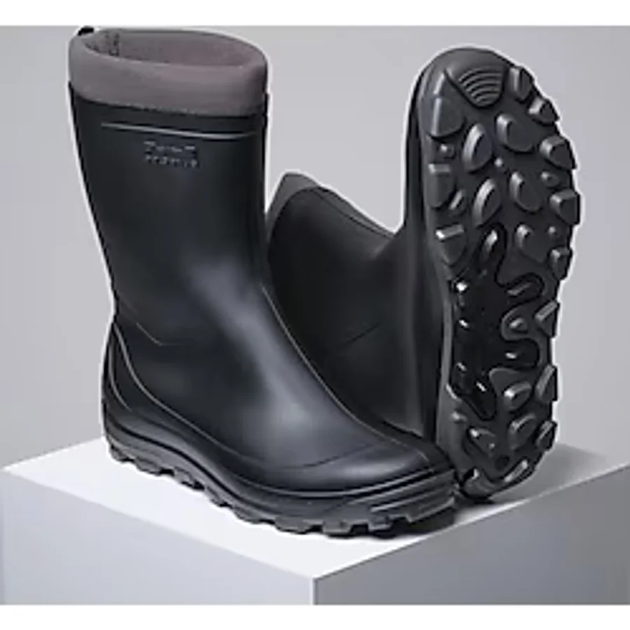 Decathlon Solognac Yetişkin Çizme - Avcılık ve Doğa Gözlemi - 100 - 35 / 36 - Siyah - Füme