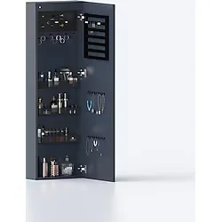 DECOBOX Paris Boy Aynalı Takı Dolabı antrasit