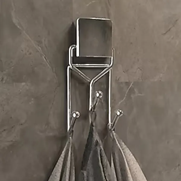 Decorev DC-543 Dekoratif Banyo Mutfak Üçlü Havlu Askısı