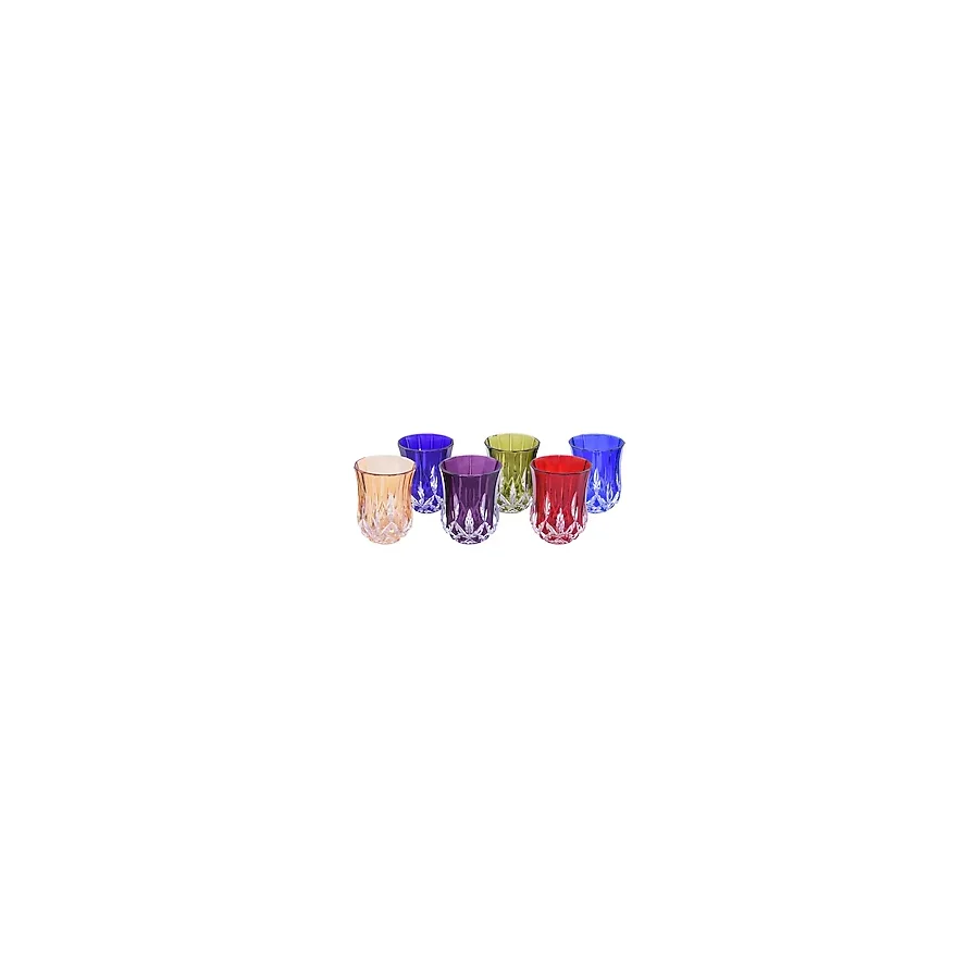 Decorium Likör Bardağı 6 Prc Crıstallıne 6 Renk M03602