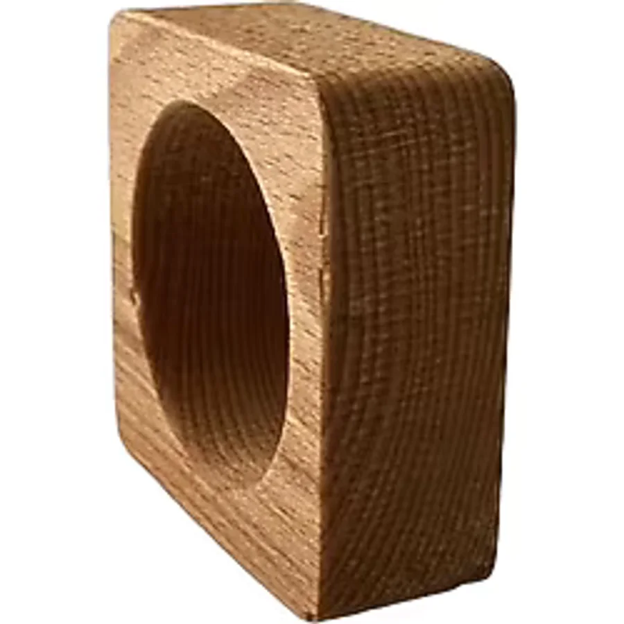 Decorium Wood Decorium Ahşap Peçete Yüzüğü Halka 6'lı - 1 Adet