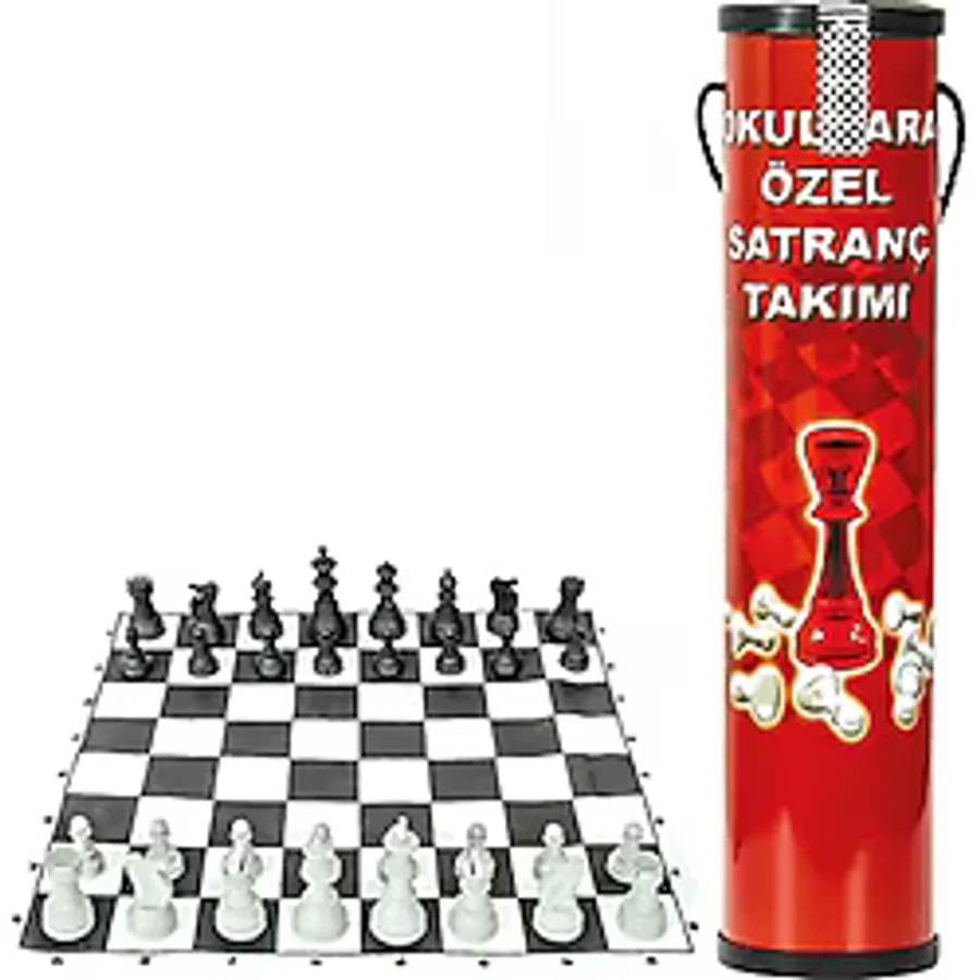 Dede Büyük Boy Satranç Okullara Özel Rulo Spot Karton