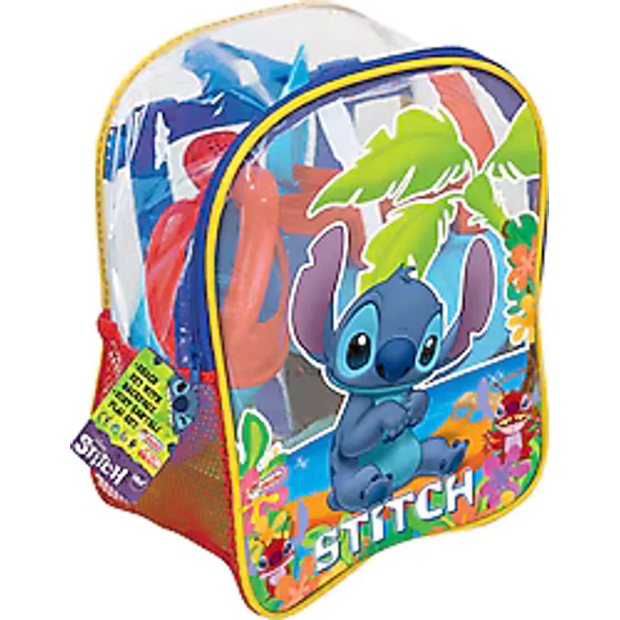 Dede Stitch Resimli Sırt Çantalı Plaj Seti 04063