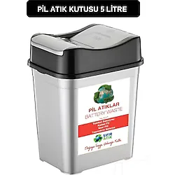 DEEMBRO Pil atık kutusu 5 lt Sıfır atık kutusu Geri Dönüşüm Kutusu pil sıfır atık toplama kutusu