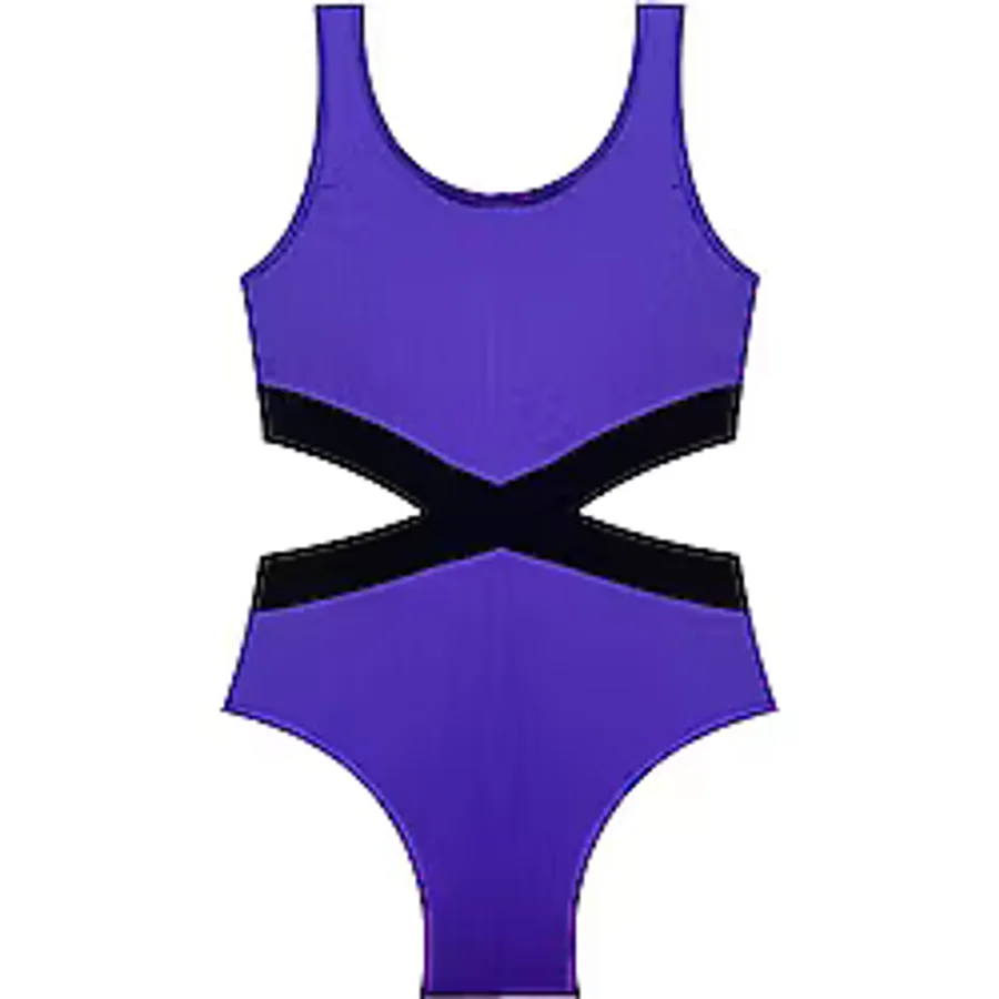 DEEP BEACH Kız çocuk mayokini DB200568CM MOR 6-7 Yaş