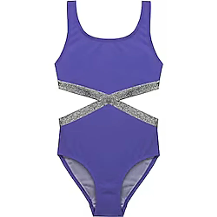 DEEP BEACH LİLA KIZ ÇOCUK MAYOKİNİ DB200568CM 5-6 Yaş