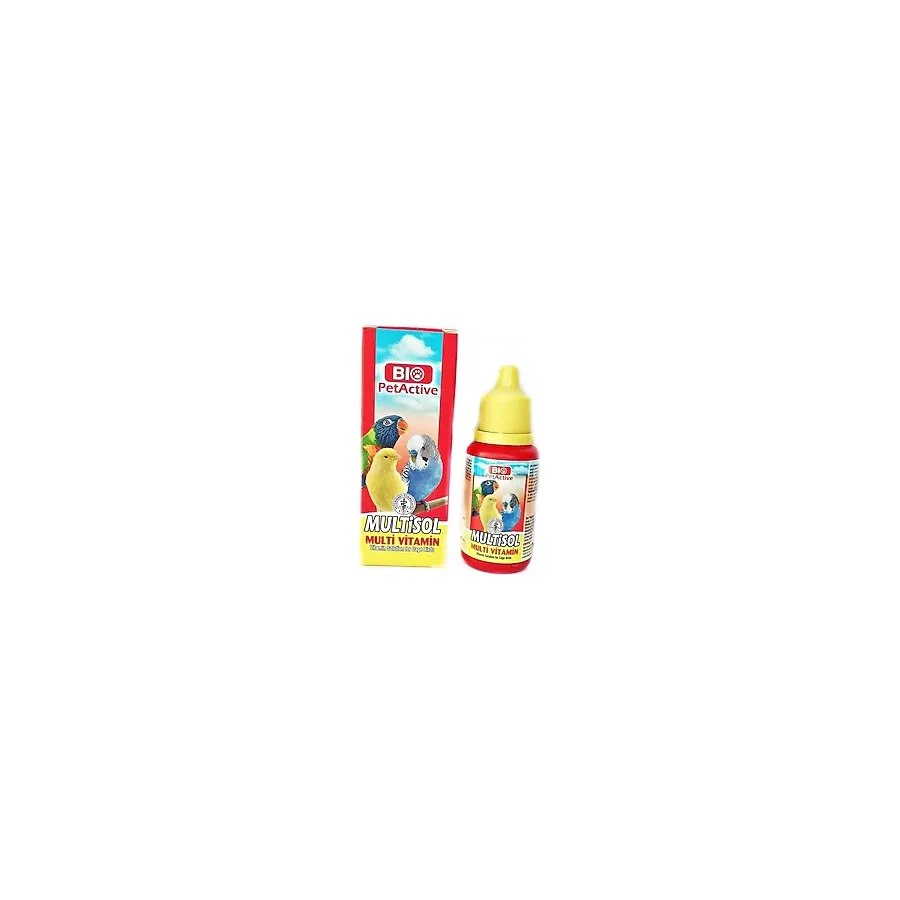 Deep Fix Multisol Multivitamin Papağan Kanarya Muhabbet Kuşu Kuş Vitamini 30ml