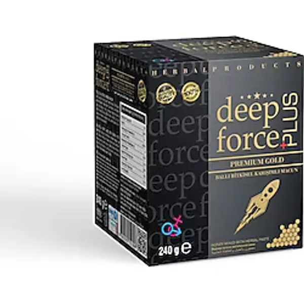 Deep Force Plus Ballı Bitkisel Karışımlı Macun - 240 gr