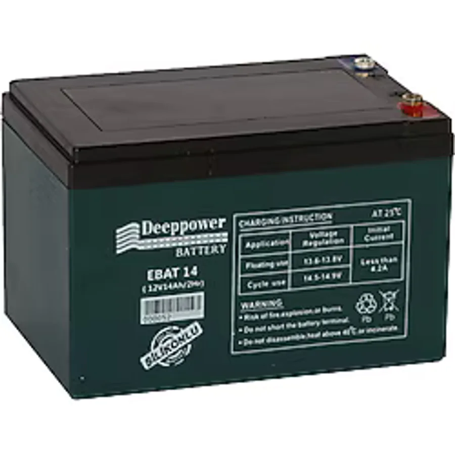 DEEPPOWER 12 V 14 Ah Jel Akü Elektrikli Bisiklet/ Motosiklet Akü Güneş