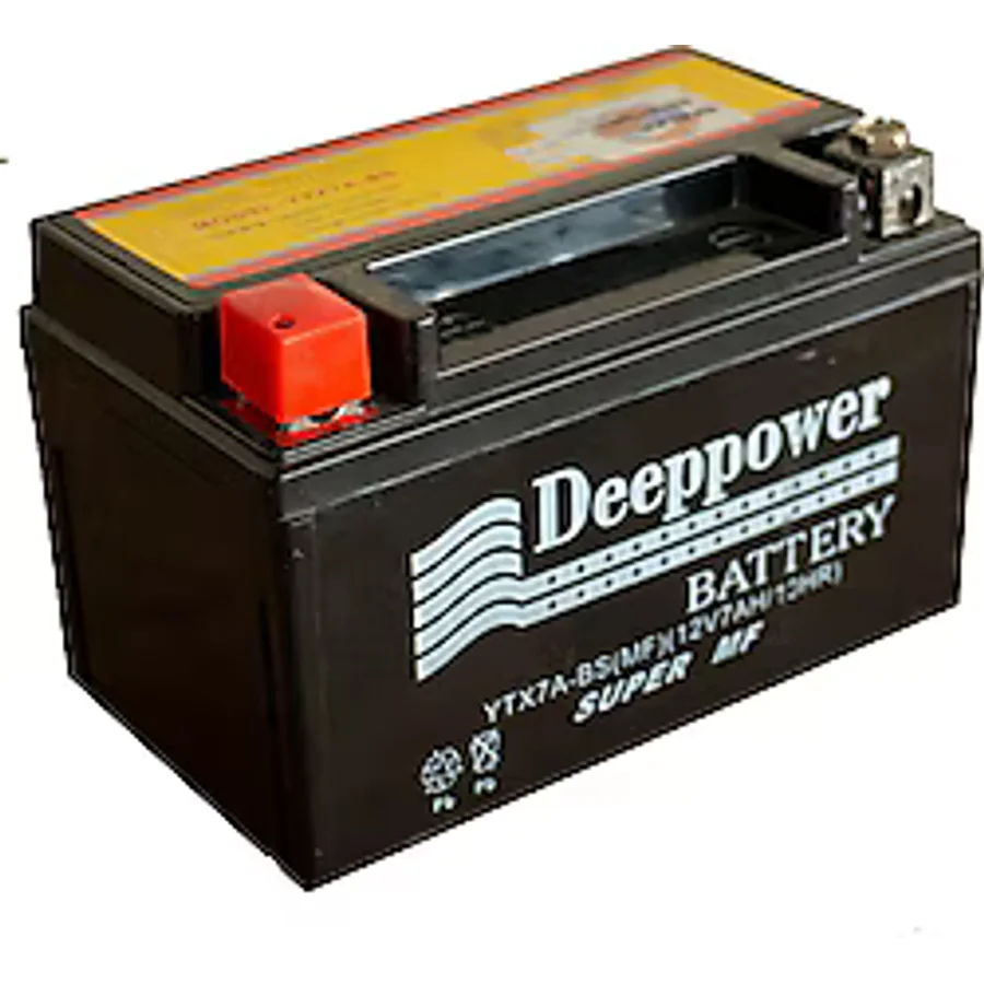 Deeppower YTX7A-BS MF 12 V 7 Ah Motosiklet Aküsü
