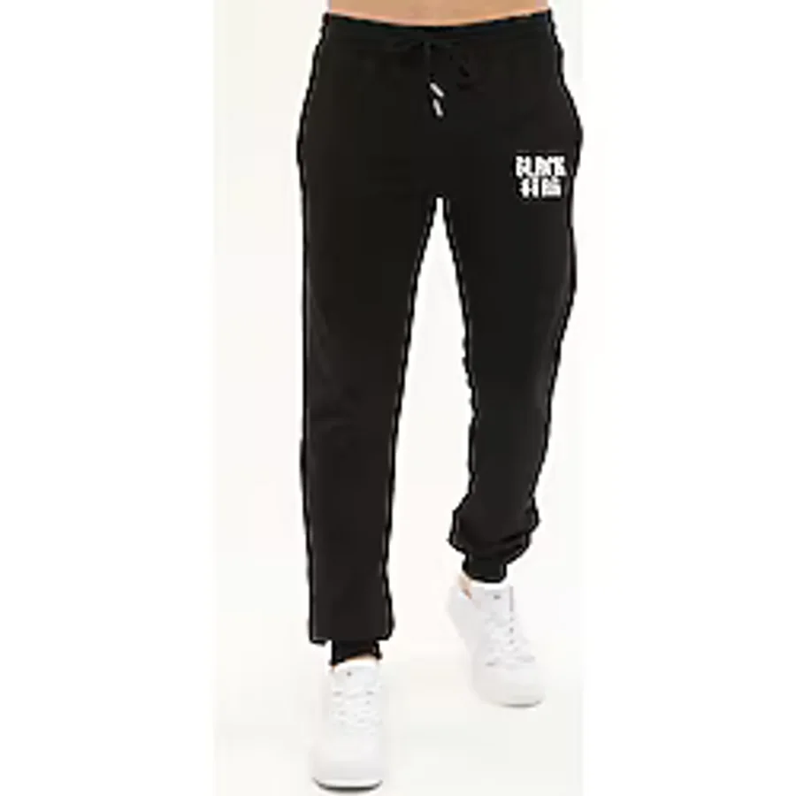 DEEPSENCE Erkek Siyah Eşorfman Altı Slim Fit Dar Kesim Jogger